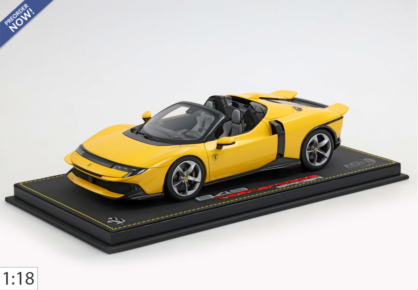 BBR 1:18 Ferrari 849 Testarossa Spider | Giallo Modena - PRE ORDER