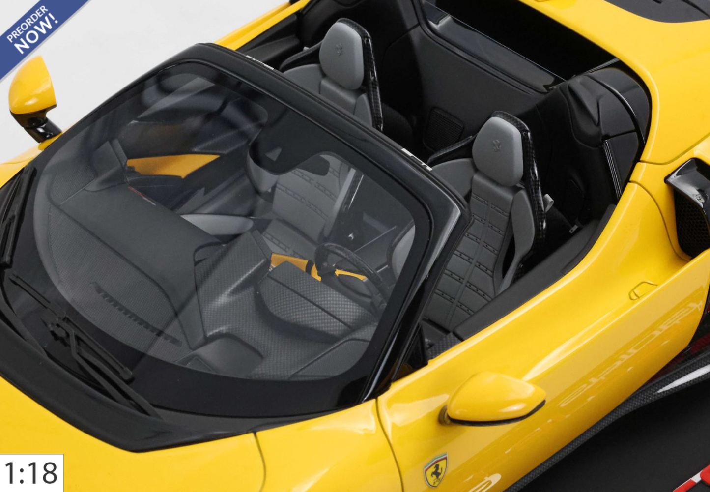 BBR 1:18 Ferrari 849 Testarossa Spider | Giallo Modena - PRE ORDER