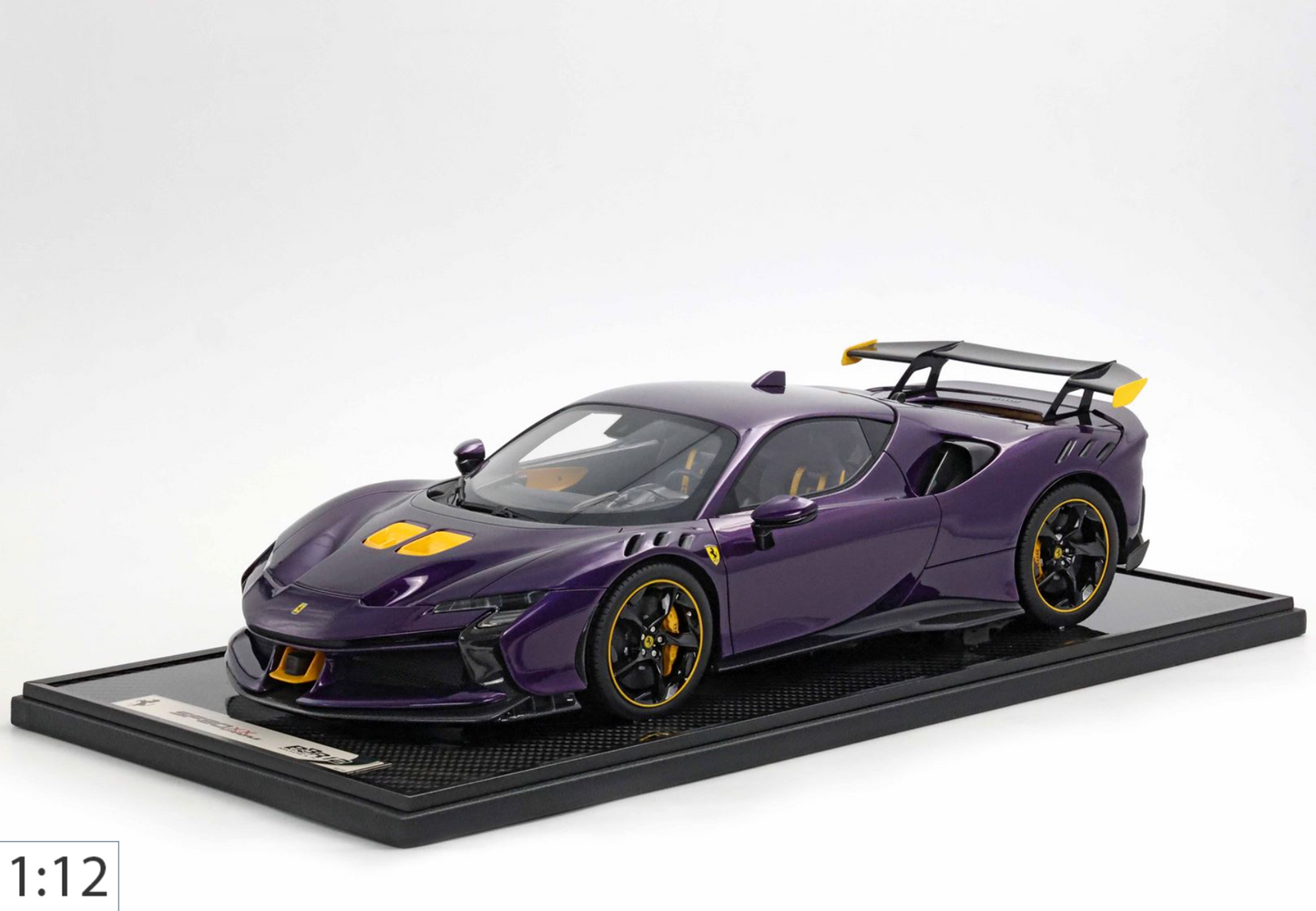 BBR 1:12 Ferrari SF90XX Stradale Viola Hong Kong