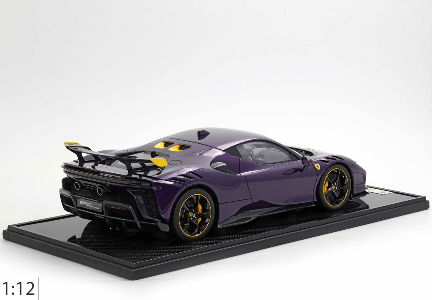 BBR 1:12 Ferrari SF90XX Stradale Viola Hong Kong