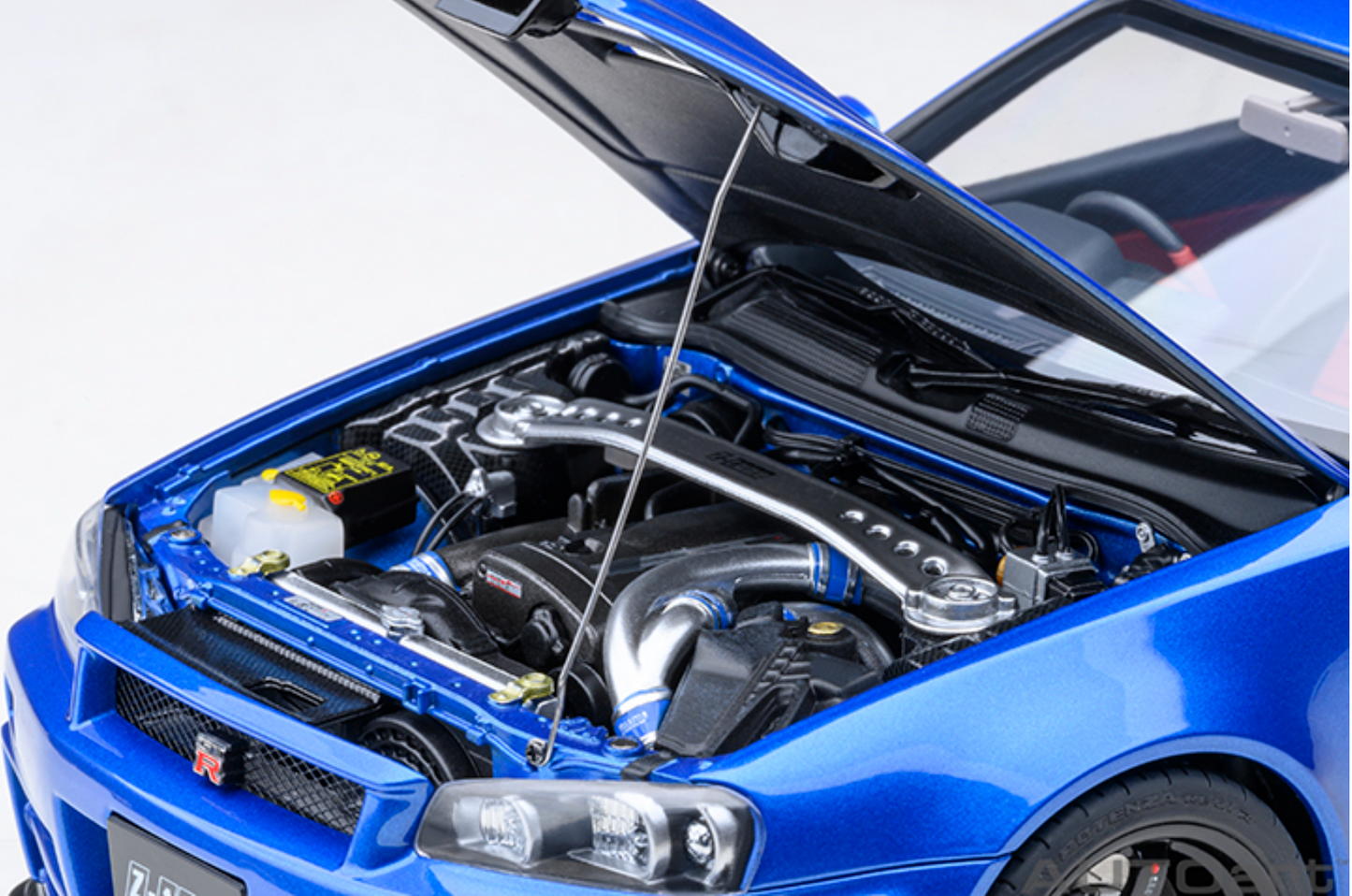 AUTOART Nissan Skyline GT-R (R34) Nismo Z Tune | Bayside Blue 1:18