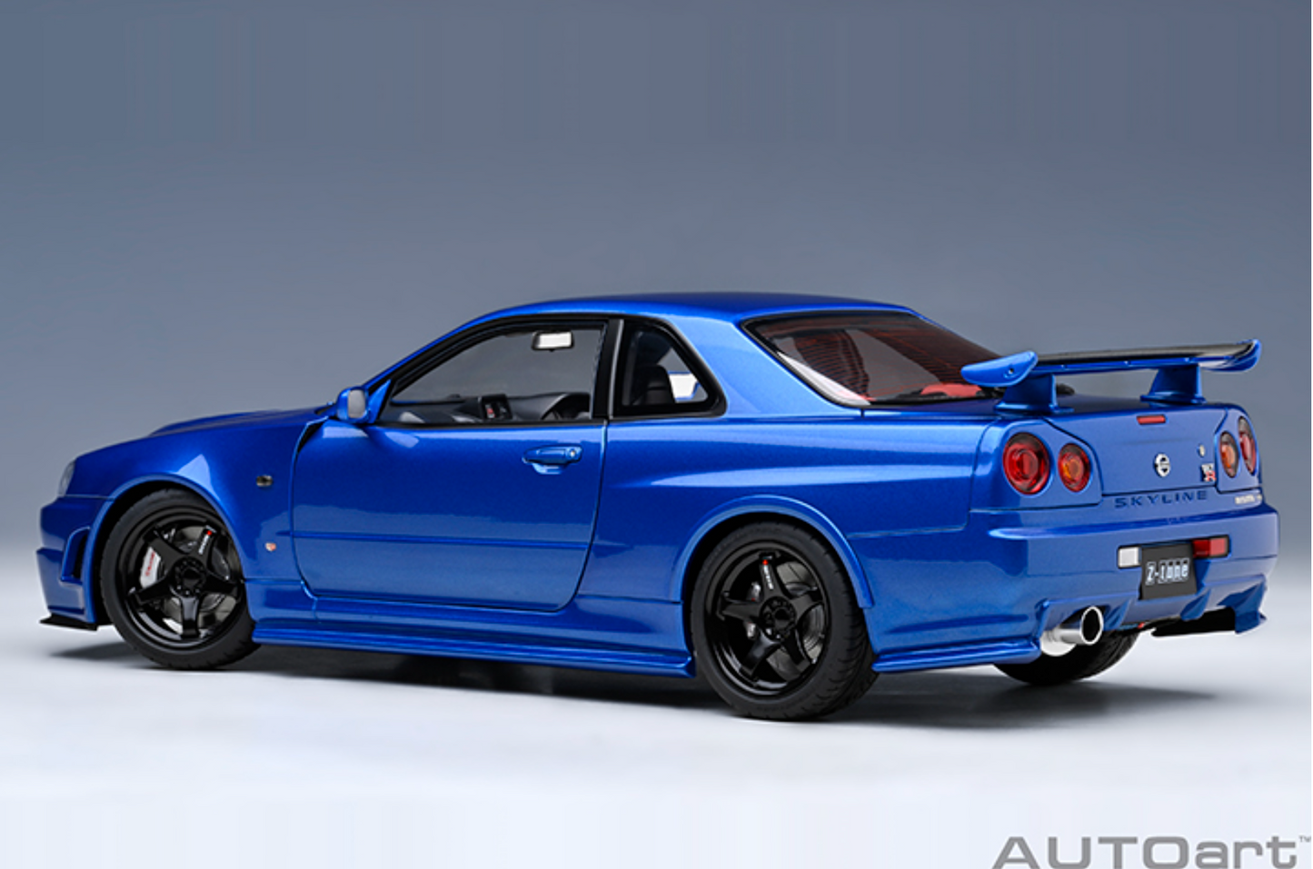 AUTOART Nissan Skyline GT-R (R34) Nismo Z Tune | Bayside Blue 1:18