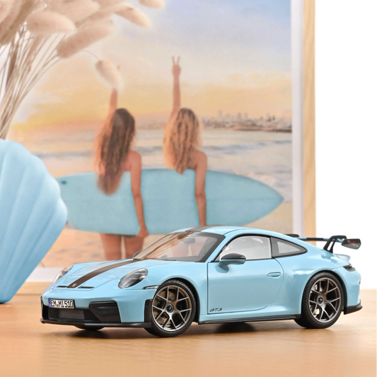 NOREV Porsche 911 GT3 w/ Weissach Pack Gulfblue | 1:18
