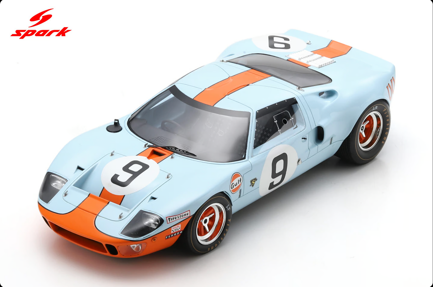 SPARK Ford GT40 #9 Winner 24h Le Mans 1968 Rodriguez/Bianchi | LIMITED EDITION 1:18 - PRE ORDER