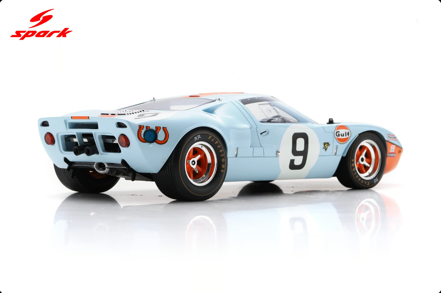 SPARK Ford GT40 #9 Winner 24h Le Mans 1968 Rodriguez/Bianchi | LIMITED EDITION 1:18 - PRE ORDER