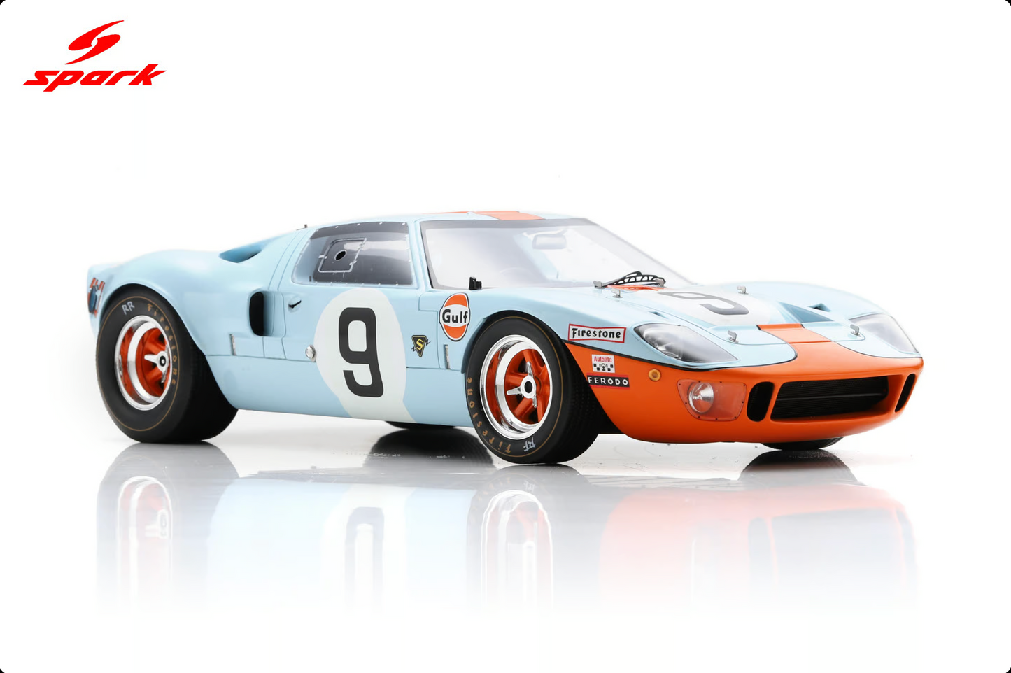 SPARK Ford GT40 #9 Winner 24h Le Mans 1968 Rodriguez/Bianchi | LIMITED EDITION 1:18 - PRE ORDER