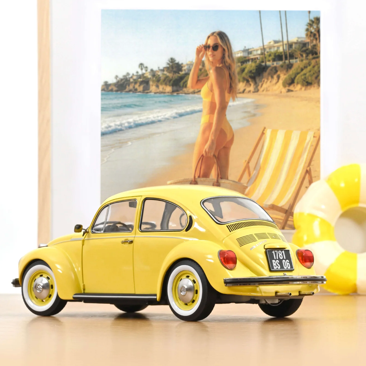 NOREV VW 1303 Beetle 1973 Pastel Yellow | 1:18