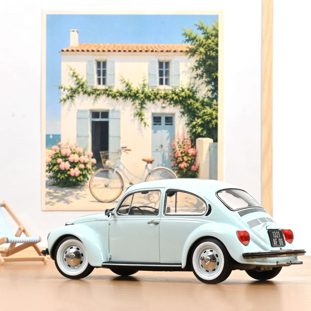 NOREV VW 1303 Beetle 1973 Pastel Blue | 1:18