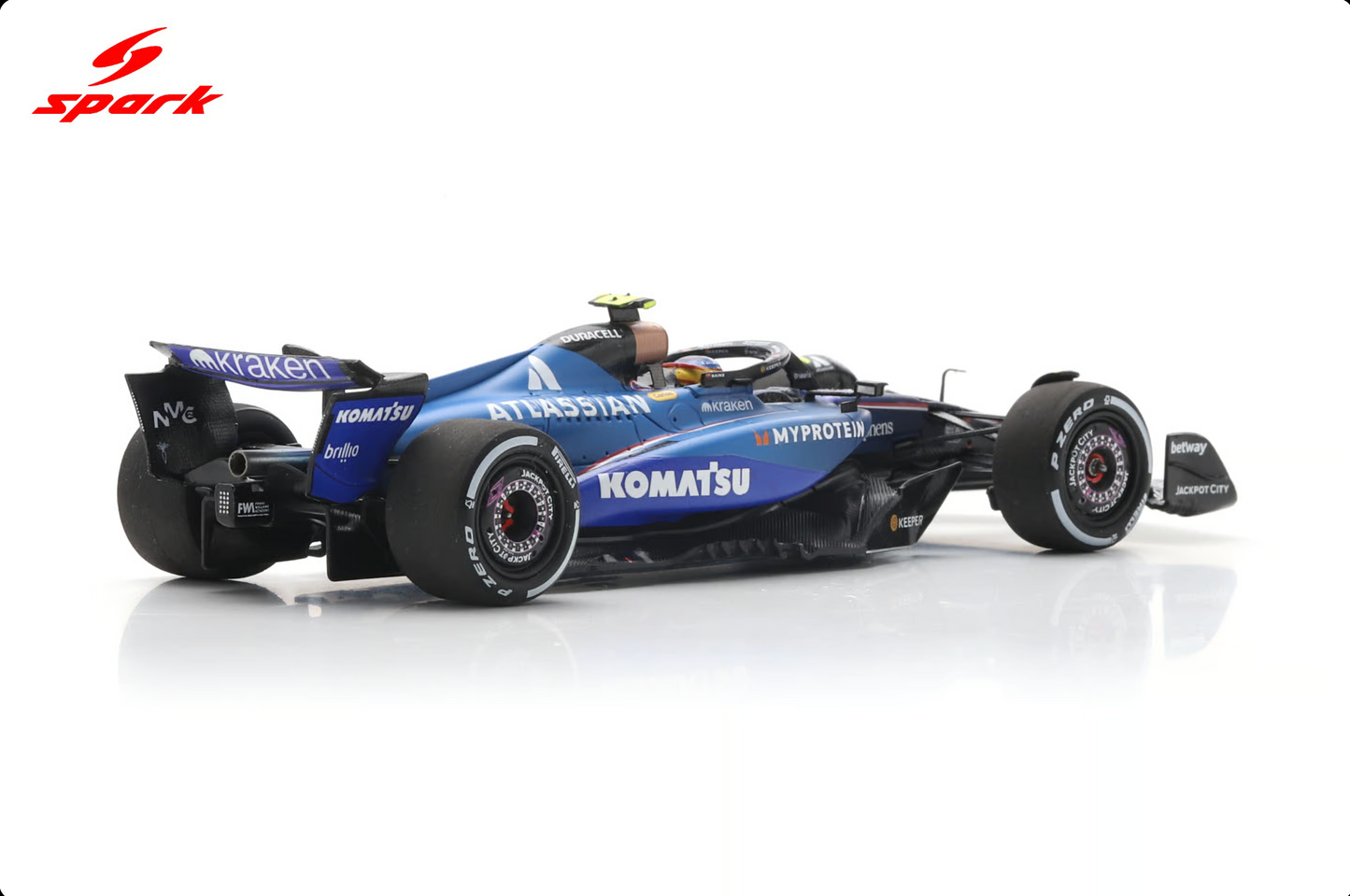 SPARK Williams FW47 #55 3rd GP Qatar 2025 Carlos Sainz + Pit Board | 1:43