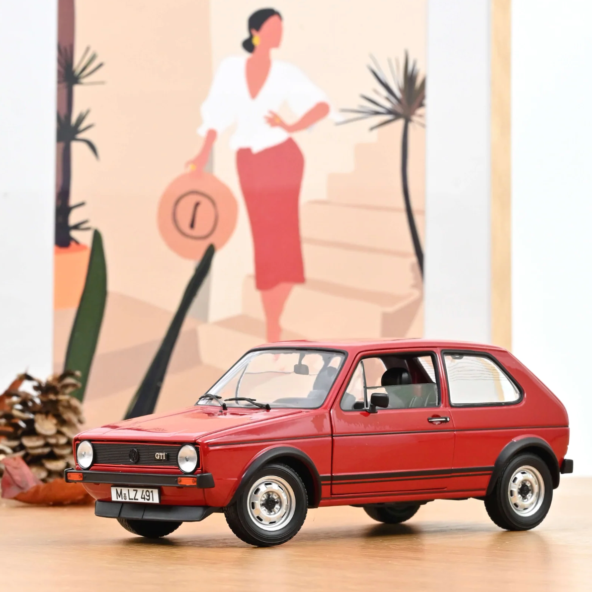 NOREV VW Golf GTI 1976 Red | 1:18 - PRE ORDER