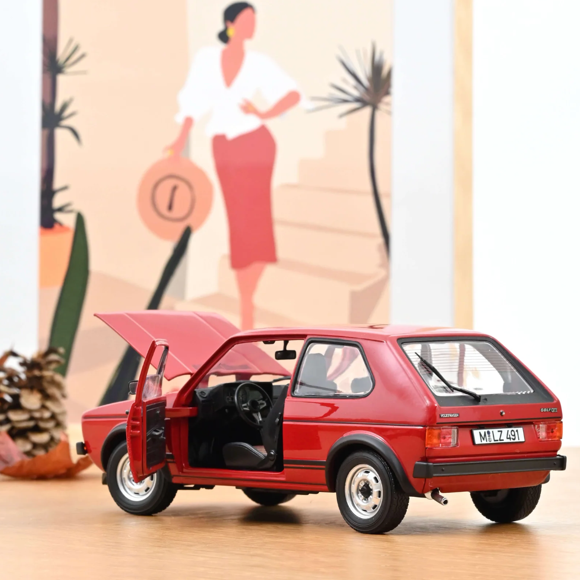 NOREV VW Golf GTI 1976 Red | 1:18 - PRE ORDER