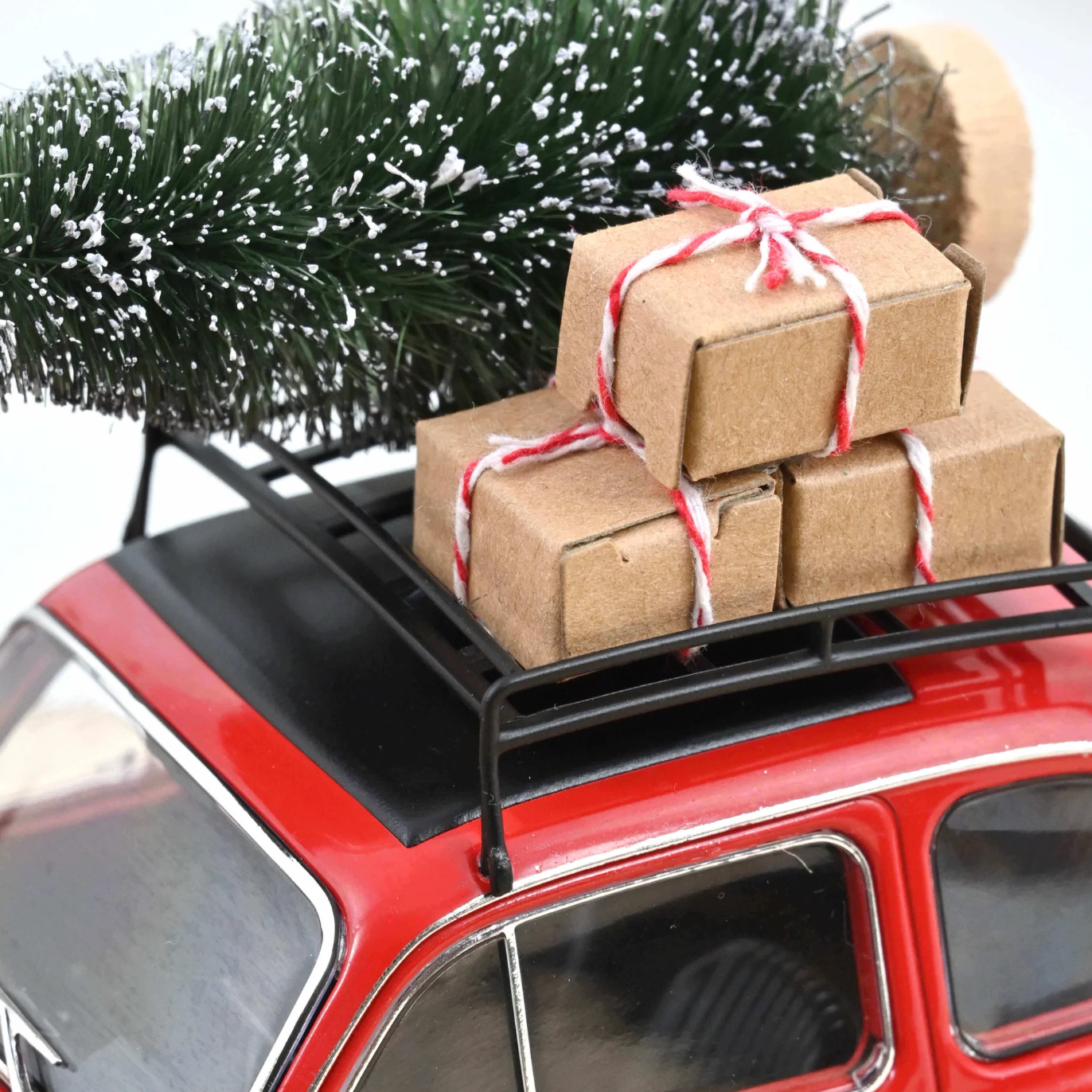 NOREV Fiat 500 L 1968 Red Christmas | 1:18 Limited Edition - PRE ORDER