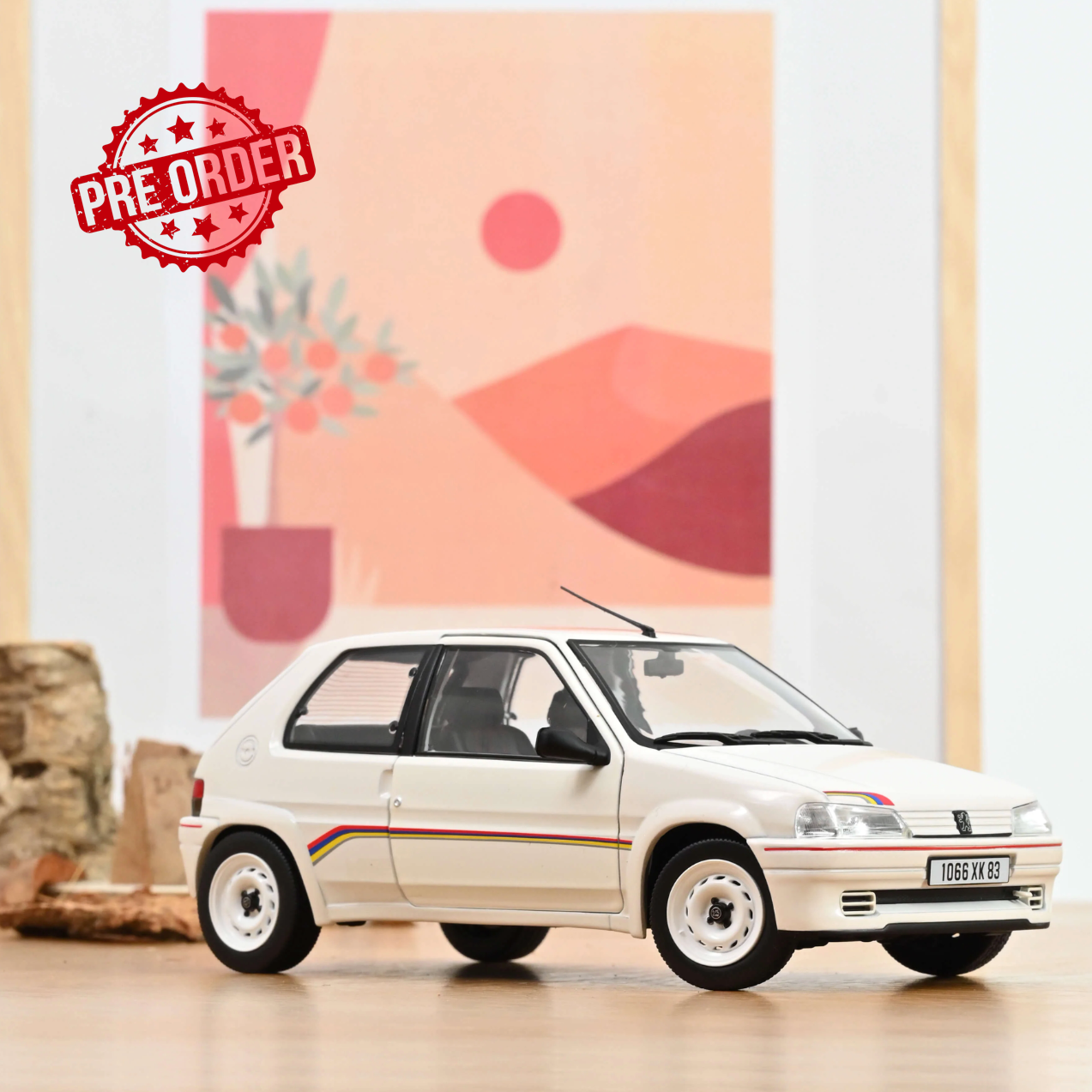 NOREV Peugeot 106 Rallye 1.3 1993 White | 1:18 - PRE ORDER