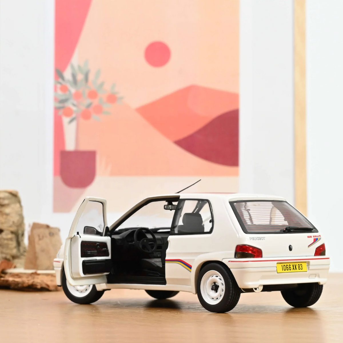 NOREV Peugeot 106 Rallye 1.3 1993 White | 1:18 - PRE ORDER