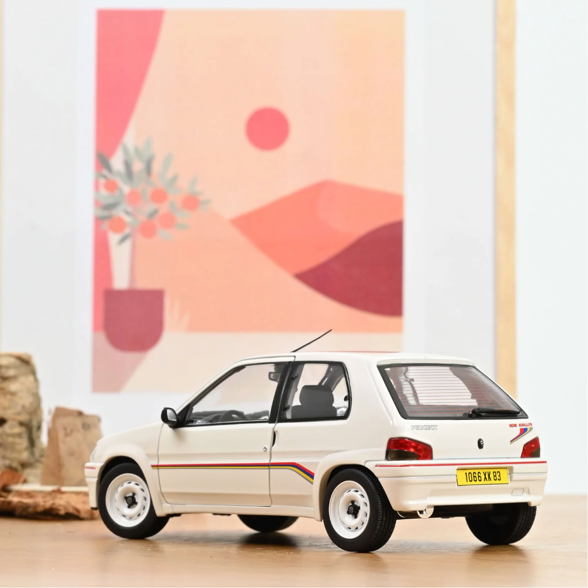 NOREV Peugeot 106 Rallye 1.3 1993 White | 1:18 - PRE ORDER