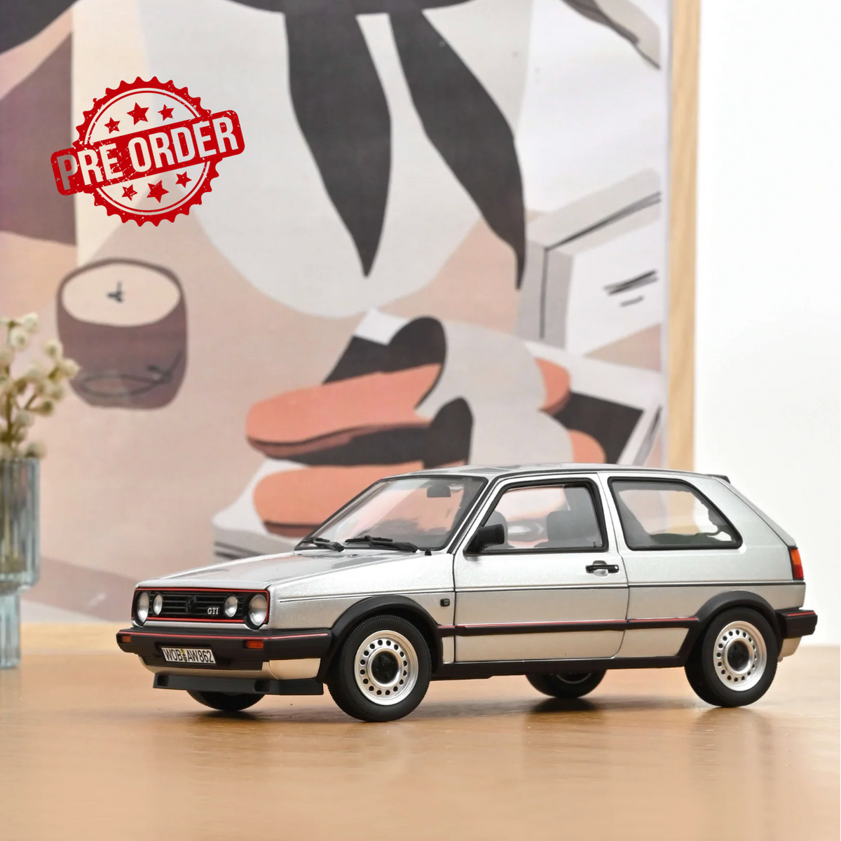 NOREV VW Golf GTI 1989 Diamond Silver | 1:18 - PRE ORDER