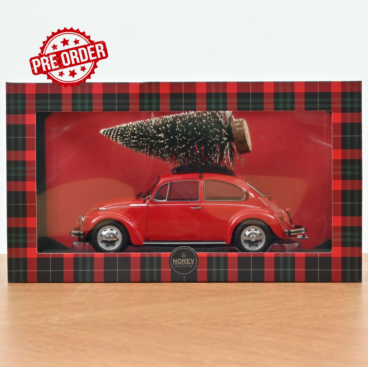 NOREV VW 1303 Beetle 1973 Red Christmas | 1:18 Limited Edition - PRE ORDER