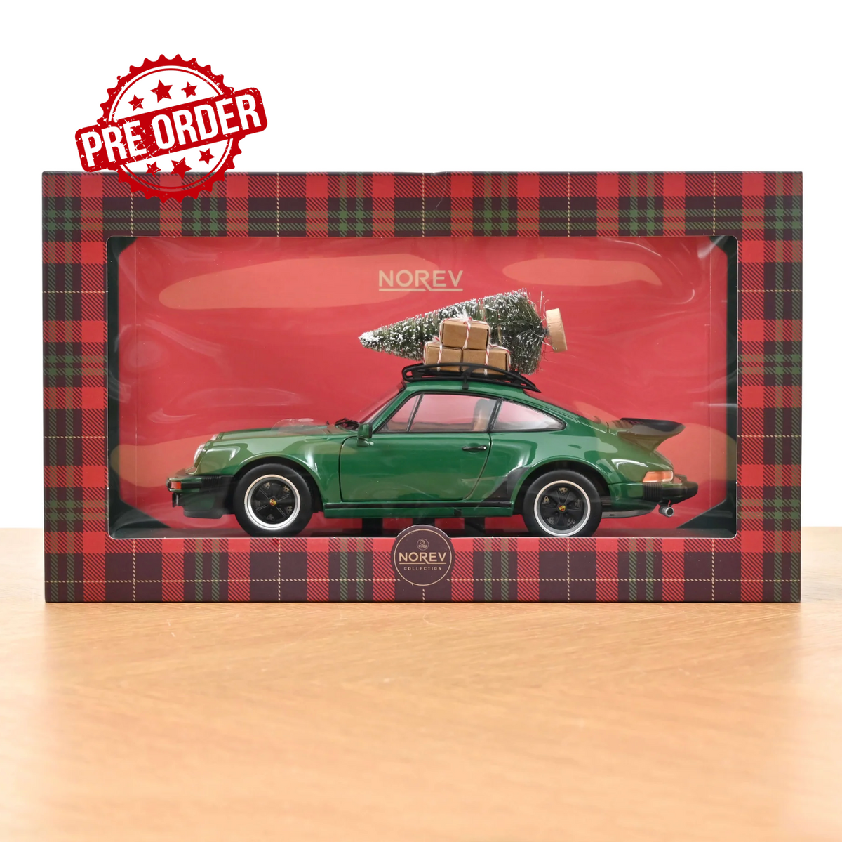 NOREV Porsche 911 Turbo 3.3 1980 Green Christmas | 1:18 Limited Edition - PRE ORDER