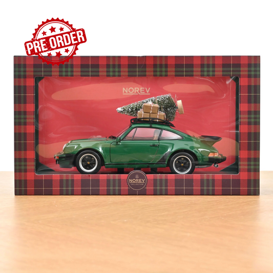 NOREV Porsche 911 Turbo 3.3 1980 Green Christmas | 1:18 Limited Edition - PRE ORDER