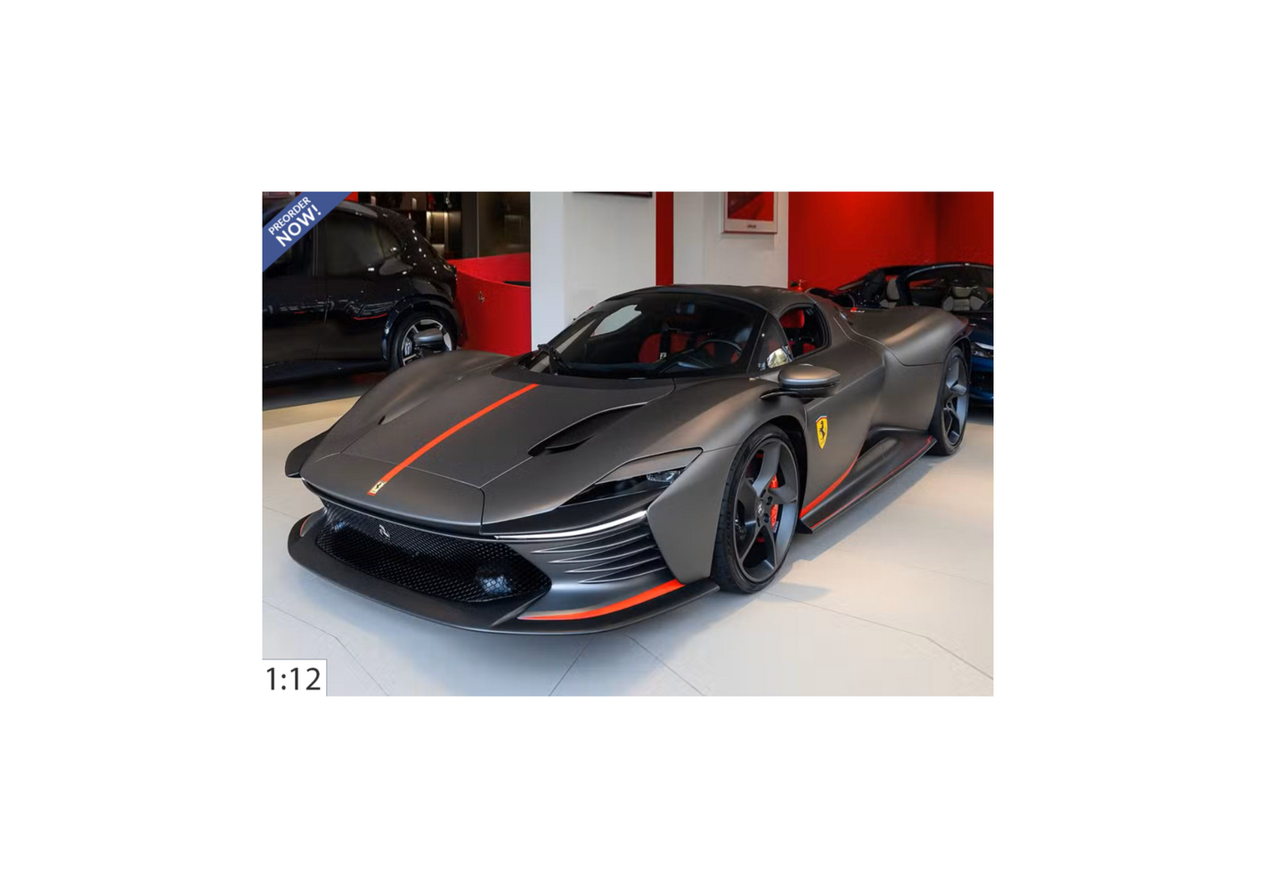 BBR 1:12 Ferrari SP3 Daytona / Open Roof | Icona Series - Carlos Sainz - PRE ORDER