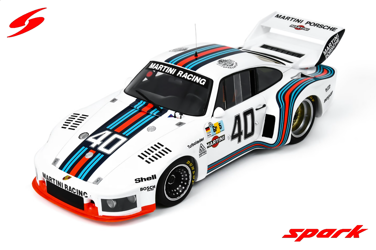 SPARK Porsche 935 #40 4th Le Mans 24h 1976 R. Stommelen - M. Schurti | 1:18