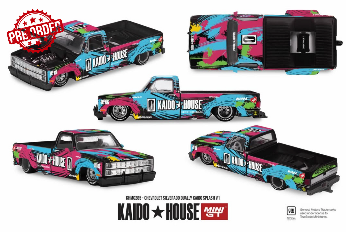 MINI GT Chevrolet Silverado Pick-Up #0 Splash V1 1980 | KHMG285 Kaido House - PRE ORDER