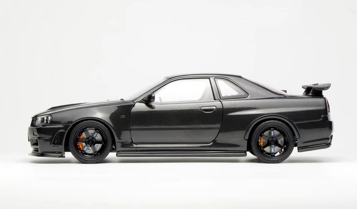 MOTORHELIX Nissan GT-R (R34) Full Carbon Body 1999 | 1:18 - PRE ORDER