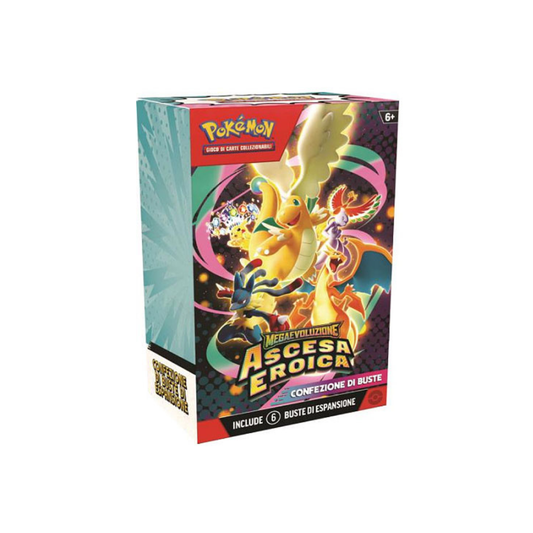 POKEMON Megaevoluzioni Ascesa Eroica | Bundle 6 Bustine (ITA) - IN ARRIVO