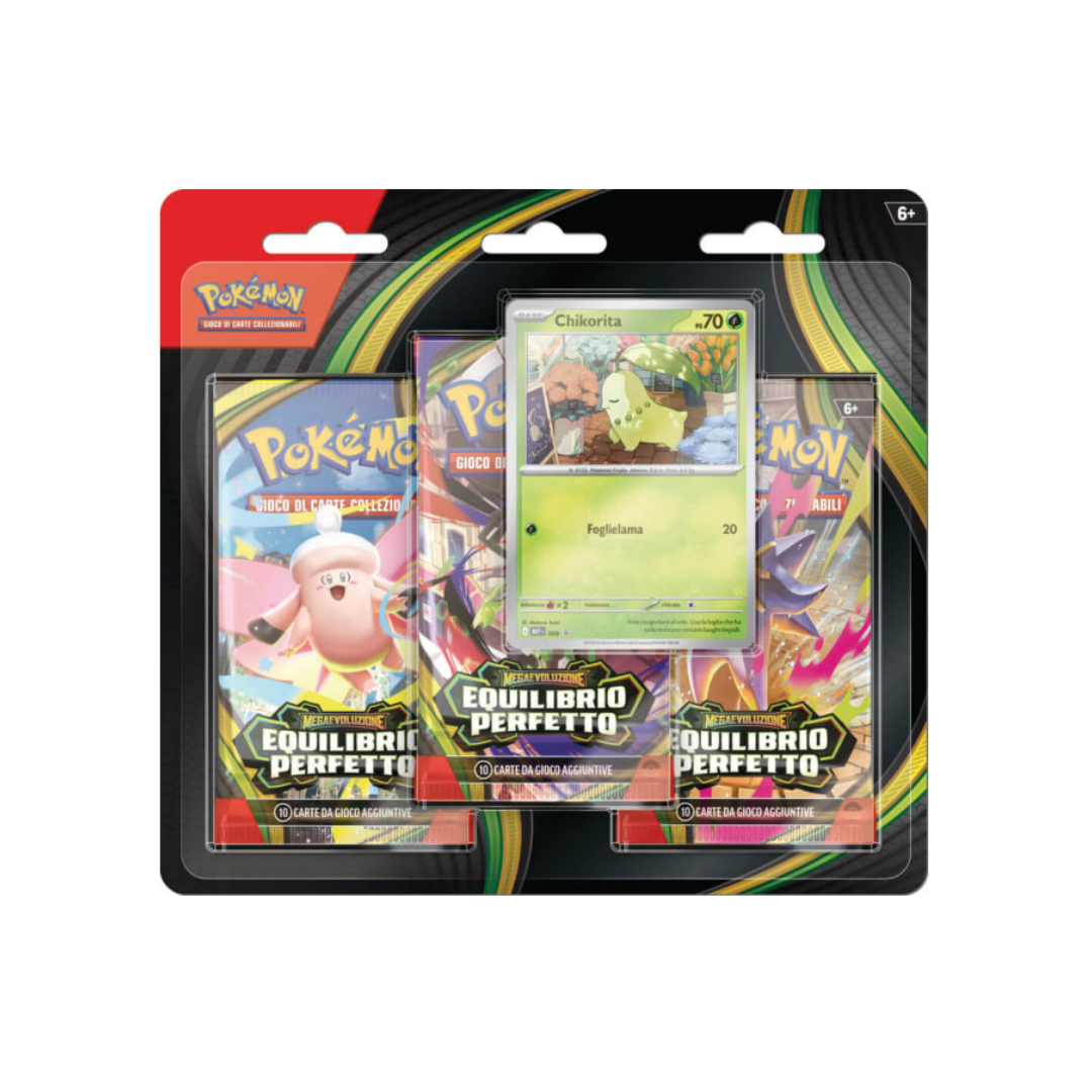POKEMON Megaevoluzione Equilibrio Perfetto | Blister 3 Buste (ITA) - IN ARRIVO