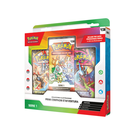 POKEMON Collezione Illustrazione Primi Compagni | Serie 1  (ITA)