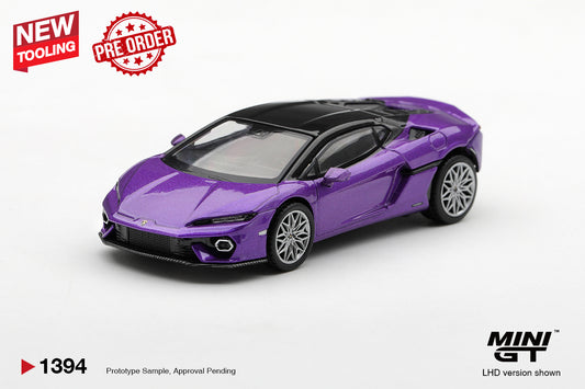 MINI GT Lamborghini Temerario Viola Pasifae | 1394 - PRE ORDER