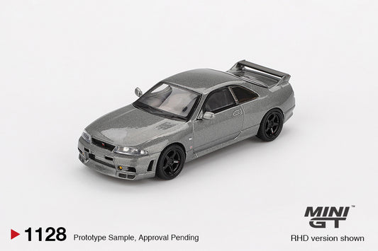 MINI GT Nissan Skyline R33 GT-R Dark Metal Gray (NISMO BCNR33 CRS Version) | 1128