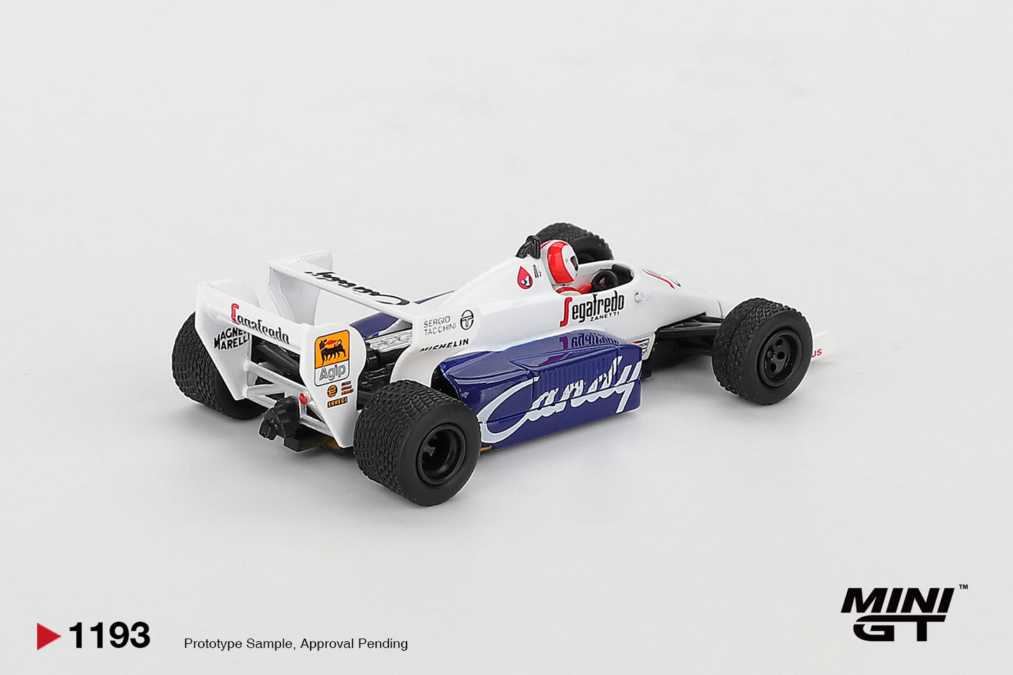 MINI GT Toleman TG184 #20 Johnny Cecotto 1984 Monaco Grand Prix | 1193