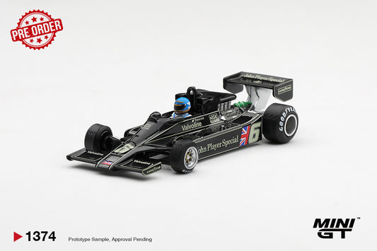 MINI GT Lotus 78 #6 Ronnie Peterson 1978 S. African GP Winner | 1374 - PRE ORDER
