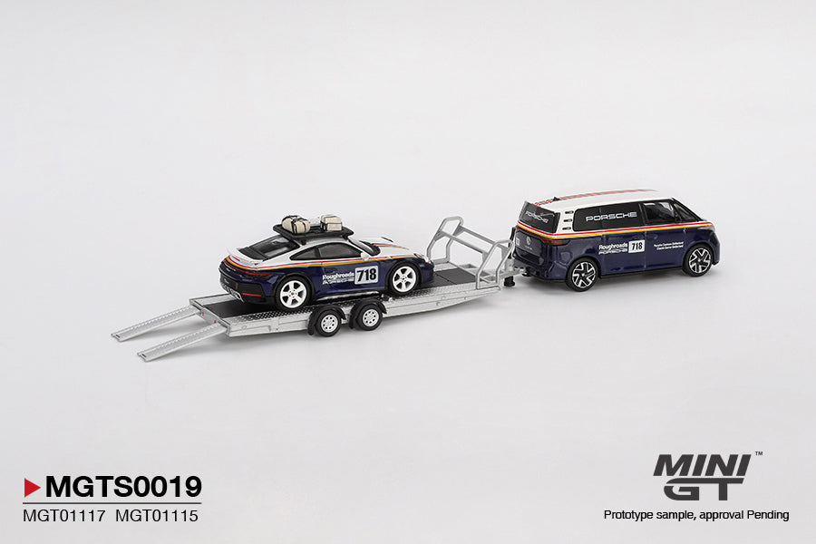 MINI GT Porsche 911 Dakar #718 / Volkswagen ID. Buzz Set | S0019 - PRE ORDER