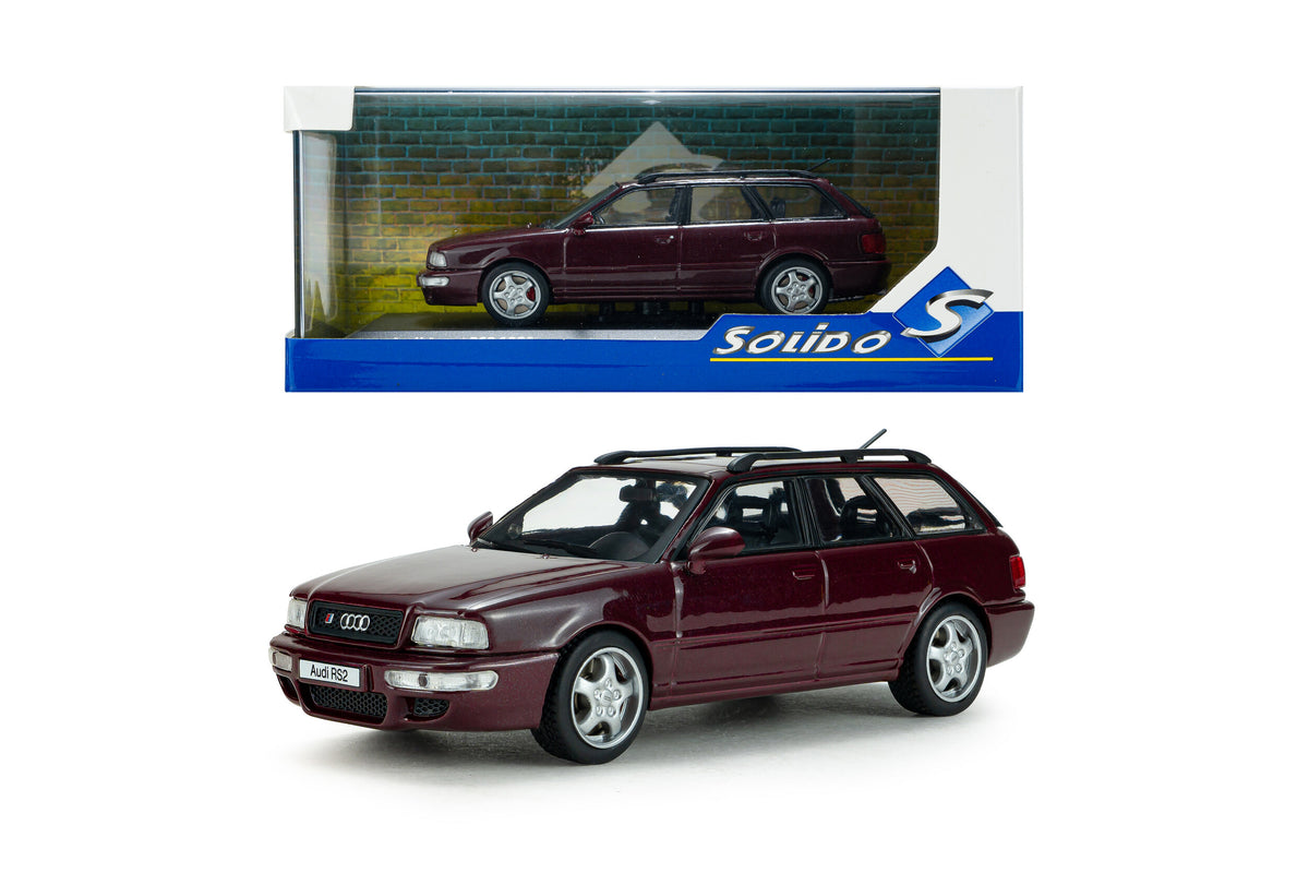 SOLIDO Audi Avant RS2 1995 | Ruby Red 1:43