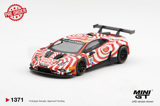MINI GT Lamborghini Huracan GT3 EVO2 #93 Wall Racing 2025 12h Bathurst | 1371 - PRE ORDER