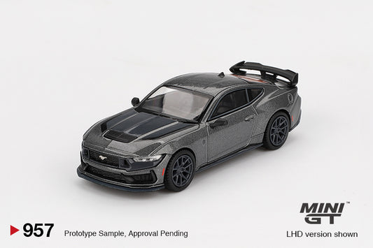 MINI GT Ford Mustang Dark Horse 2024 Carbonized Gray | 957