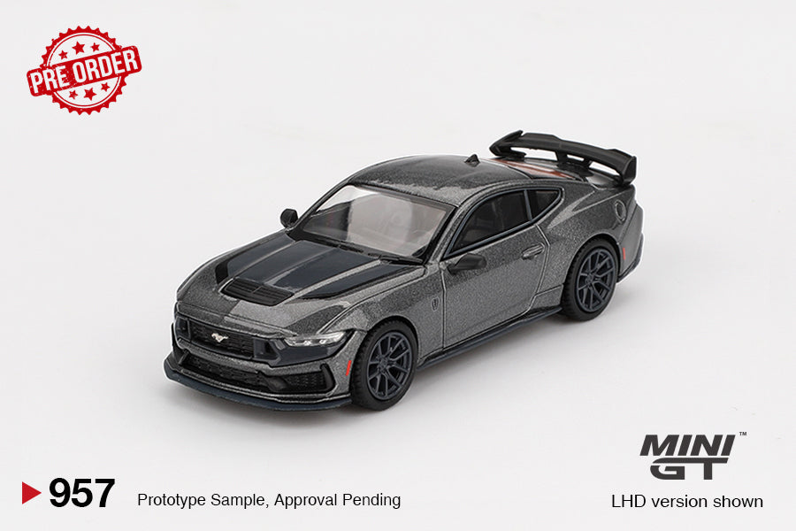 MINI GT Ford Mustang Dark Horse 2024 Carbonized Gray | 957 - PRE ORDER