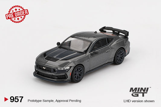 MINI GT Ford Mustang Dark Horse 2024 Carbonized Gray | 957 - PRE ORDER