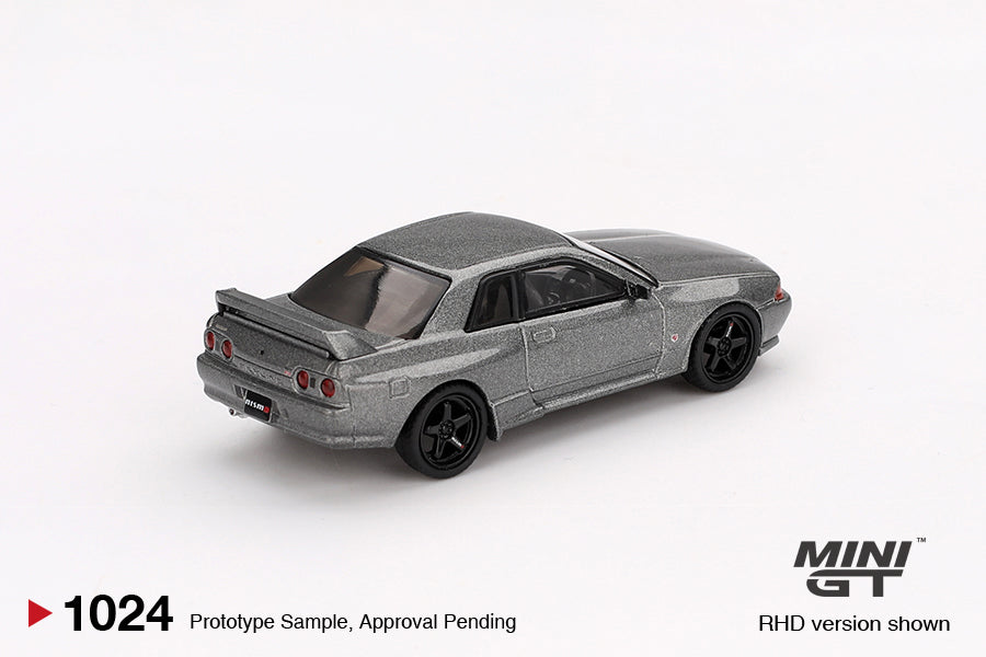 MINI GT Nissan Skyline GT-R (R32) NISMO BNR32 CRS Dark Metal Gray | 1024