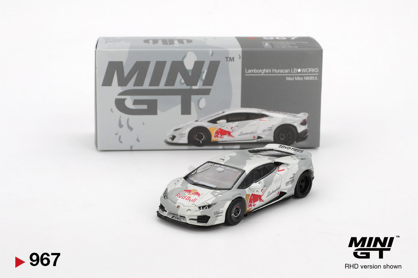 MINI GT Lamborghini Huracan LB Works ver. 2 Mad Mike NIMBUL | 967