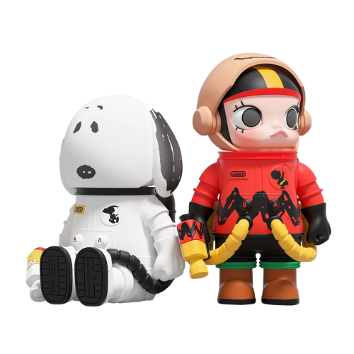 POP MART Space Molly 100% Charlie Brown & Snoopy (Exclusive)