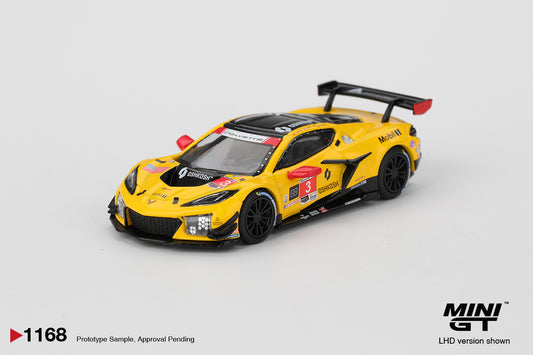 MINI GT Chevrolet Corvette Z06 GT3.R #3 Corvette Racing by Pratt Miller Motorsports 2025 IMSA Daytona 24h | 1168