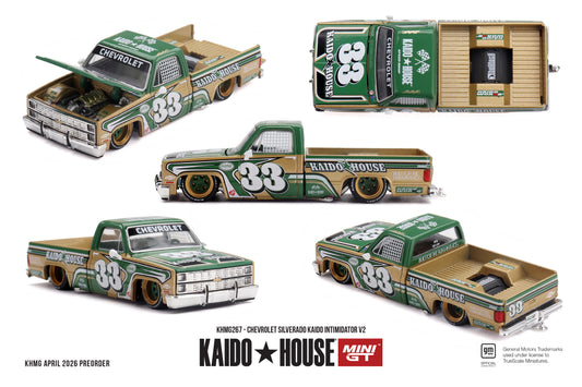 MINI GT Chevrolet Silverado KAIDO Intimidator V2 | KHMG267 Kaido House