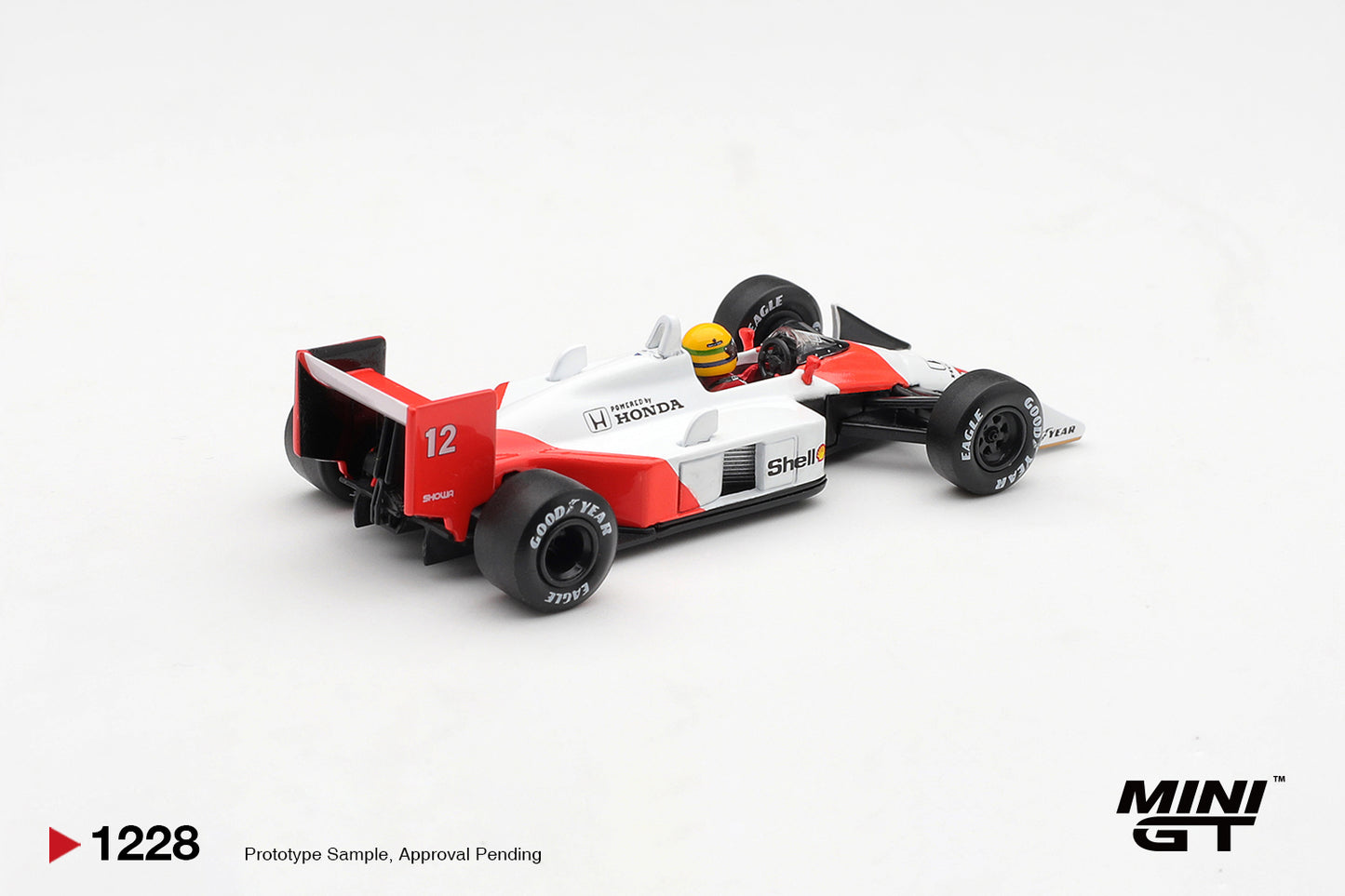 MINI GT McLaren MP4/4 #12 Ayrton Senna 1988 (Canadian GP Winner) | 1228 - PRE ORDER