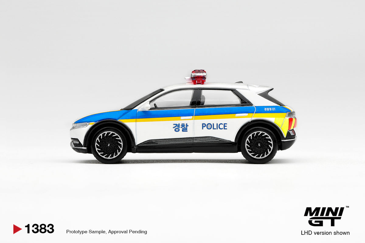 MINI GT Hyundai Ioniq 5 Police Car | 1383 - PRE ORDER
