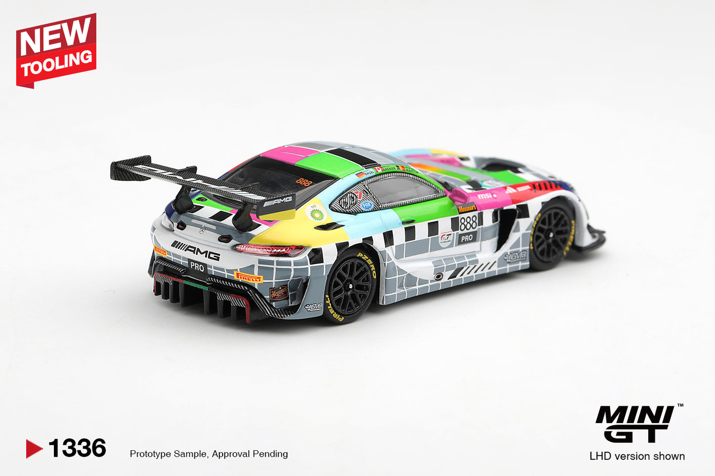 MINI GT Mercedes-AMG GT3 #888 Mercedes-AMG Team GMR Meguiar´s Bathurst 12h 2025 | 1336 - PRE ORDER