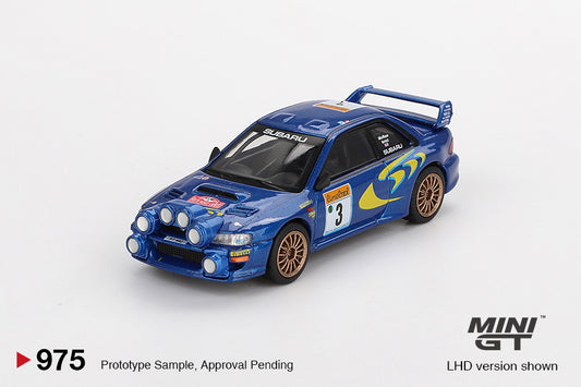MINI GT Subaru Impreza WRC98 1998 Rally Monte Carlo #3 | 975