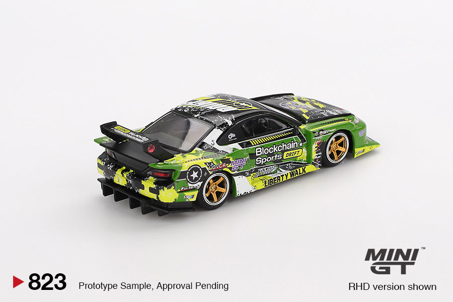 MINI GT Nissan LB-Super Silhouette S15 SILVIA #555 V2 2024 Formula Drift Japan | 823